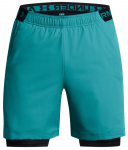 Meeste tennise&scaron;ortsid Under Armour Vanish Woven 2-in-1 Shorts - T&uuml;rkiissinine
