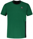 Meeste T-s&auml;rk Le Coq Sportif TECH Tee Short Sleeve N&deg;1 SS23 - Roheline