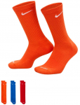 Tennisesokid Nike Everyday Plus Cushioned Training Crew 3P - Mitmev&auml;rviline