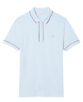 Meeste tennisepolo Lacoste Paris Stretch Piqu&eacute; Regular Fit - Sinine