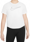 T&uuml;drukute T-s&auml;rk Nike Dri-Fit One SS Top GX G - Valge