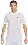 Meeste tennisepolo Nike Polo Dri-Fit Heritage Printed - Valge