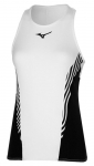 Naiste tennisetopp Mizuno Printed Tank - Valge