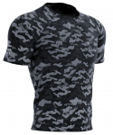 Meeste T-s&auml;rk Compressport Training Short Sleeve T-Shirt Camo Premium - Must