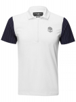 Meeste tennisepolo Hydrogen Tech Zipped Polo - Valge