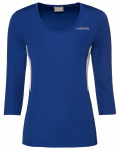 Naiste T-s&auml;rgid (pikkade k&auml;istega) Head Club Tech 3/4 Shirt W - Sinine