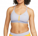 Topp Nike Indy Bra V-Neck - Lilla