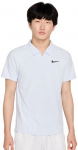Meeste tennisepolo NikeCourt Slam Dri-Fit Adventage Tennis Polo - footbal grey/medium ash - Lilla