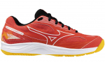 Juunioride sulgpalli/squashi kingad Mizuno Cyclone Speed 4 JR - radiant red/white/carrot