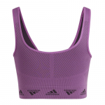 Topp Adidas Aeroknit Bra - Lilla