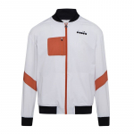 Meeste dressipluus Diadora FZ Jacket Challenge - Valge