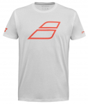 Poiste T-s&auml;rk Babolat Strike Cotton T-Shirt Jr - Valge