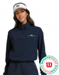 Naiste tennisejakk Wilson Core Davenport Half Zip - Sinine