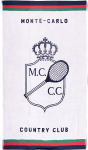Tenniser&auml;tik Monte-Carlo Country Club Jacquard Towel - Valge