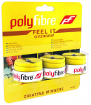 Pealisgripid Polyfibre Feel It Overgrip 3P - Kollane