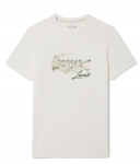 Meeste T-s&auml;rk Lacoste Tennis Heritage Print - Valge