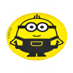 Tennise sihtm&auml;rgid ja t&auml;hised Wilson Minions Marker Sports 6P - Kollane