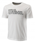 Meeste T-s&auml;rk Wilson Script Eco Cotton Tee Slimfit - Valge