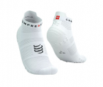 Tennisesokid Compressport Pro Racing v4.0 Run Low 1P - Valge