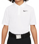 Poiste T-s&auml;rk Nike Dri-Fit Victory Golf Polo - Valge