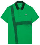 Meeste tennisepolo Lacoste Tennis x Novak Djokovic - Roheline