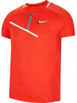 Meeste tennisepolo Nike Spring Slam Ultimate Zip Polo M - Punane