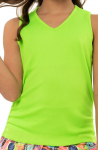 T&uuml;drukute T-s&auml;rk Lucky in Love Girls Rockin Rococo Lightweight Rib Tank - Roheline