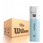 Tennisepallid karbis Wilson Triniti - 18 x 4B