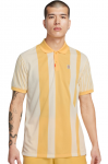 Meeste tennisepolo Nike Polo Dri-Fit Heritage Print - Kollane