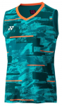 Naiste tennisetopp Yonex Sleeveless Club - T&uuml;rkiissinine
