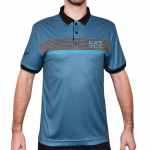Meeste tennisepolo EA7 Man Jersey Polo Shirt - T&uuml;rkiissinine