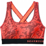 Topp Under Armour Mid Crossback Printed - Oranž