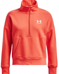 Naiste tennisejakk Under Armour Women's UA Rival Fleece 1 Zip - Oranž