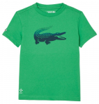 Poiste T-s&auml;rk Lacoste Kids' Lacoste x Daniil Medvedev Ultra Dry - Roheline