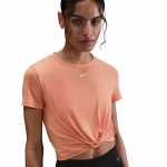 Naiste T-s&auml;rk Nike One Classic Dri-Fit Twist Short Sleeve - Oranž