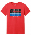 Meeste T-s&auml;rk Australian Cotton T-Shirt With H-Line - Punane