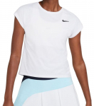 Naiste T-s&auml;rk Nike Court Dri-Fit Victory Top SS Plus Line W - Valge