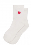 Tennisesokid Wilson Quarter-Length Sock 1P - Valge