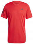 Meeste T-s&auml;rk Adidas Club 3-Stripes Tennis - Punane