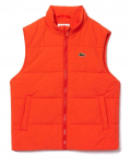 Poiste džemper Lacoste Kids' Lacoste Taffeta Vest Jacket - Oranž