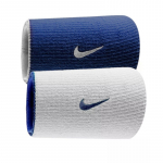 Tennise randmepael Nike Dri-Fit Double-Wide Wirstbands Home & Away 2P - Sinine