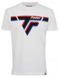 Meeste T-s&auml;rk Tecnifibre Padel Tee - Valge