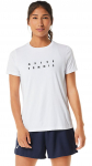 Naiste T-s&auml;rk Asics Court Graphic Tee - Valge