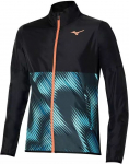 Meeste dressipluus Mizuno Hoody Jacket - Must