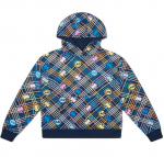 T&uuml;drukute džemper Australian Open Geometric Hoodie - Sinine