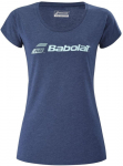 Naiste T-s&auml;rk Babolat Exercise Glitter Tee W - Sinine