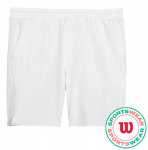 Meeste tennise&scaron;ortsid Wilson Tournament V2 7" Unlined - Valge