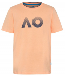 Poiste T-s&auml;rk Australian Open Kids T-Shirt AO Textured Logo - Oranž