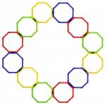 Treeningredel Pro's Pro Octa Agility Grid 12 pcs - Mitmev&auml;rviline