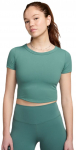 Naiste T-s&auml;rk Nike One Fitted Dri-Fit Short Sleeve Top - Roheline